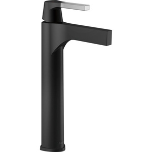 D774CSDST Zura Vessel Filler Bathroom Faucet - Matte Black / Chrome D774CSDST Zura Vessel Filler Bathroom Faucet - Matte Black / Chrome