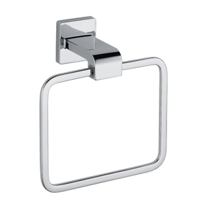 D77546 Ara Towel Ring Bathroom Accessory - Chrome