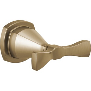 D77638CZ Stryke Robe Hook Bathroom Accessory - Brilliance Champagne Bronze