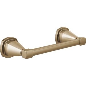 D77655CZ Stryke Paper Holder Bathroom Accessory - Brilliance Champagne Bronze