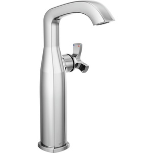 D776LHPDST/DH551 Stryke Vessel Filler Bathroom Faucet - Chrome