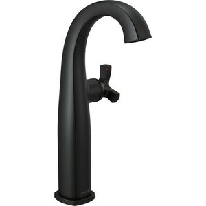 D777BLLHPDST/DH551BL Stryke Vessel Filler Bathroom Faucet - Matte Black D777BLLHPDST/DH551BL Stryke Vessel Filler Bathroom Faucet - Matte Black