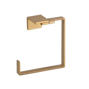 D77746CZ Vero Towel Ring Bathroom Accessory - Brilliance Champagne Bronze