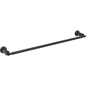 D78424BL Broderick Towel Bar Bathroom Accessory - Matte Black D78424BL Broderick Towel Bar Bathroom Accessory - Matte Black