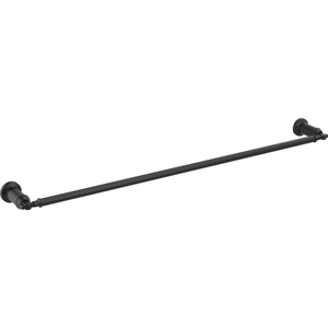 D78430BL Broderick Towel Bar Bathroom Accessory - Matte Black D78430BL Broderick Towel Bar Bathroom Accessory - Matte Black
