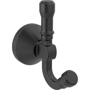 D78435BL Broderick Robe Hook Bathroom Accessory - Matte Black D78435BL Broderick Robe Hook Bathroom Accessory - Matte Black