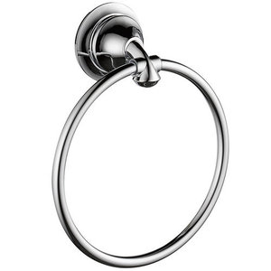 D79446 Linden Towel Ring Bathroom Accessory - Chrome