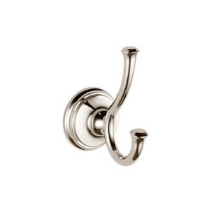 D79735PN Cassidy Robe Hook Bathroom Accessory - Brilliance Polished Nickel