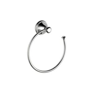 D79746 Cassidy Towel Ring Bathroom Accessory - Chrome