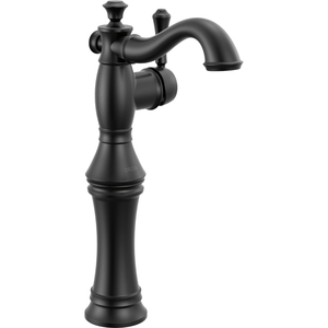 D797LFBL Cassidy Vessel Filler Bathroom Faucet - Matte Black