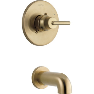 DT14159CZ Trinsic Tub Faucet Trim Trim Kit - Brilliance Champagne Bronze DT14159CZ Trinsic Tub Faucet Trim Trim Kit - Brilliance Champagne Bronze