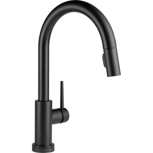 D9159TBLDST Trinsic Pull-Out Spray Kitchen Faucet - Matte Black