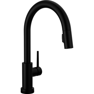 D9159TLBLDST Trinsic Single Handle Kitchen Faucet - Matte Black