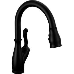 D9178TLBLDST Leland Single Handle Kitchen Faucet - Matte Black