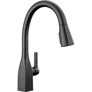 D9183TBLDST Mateo Pull-Out Spray Kitchen Faucet - Matte Black