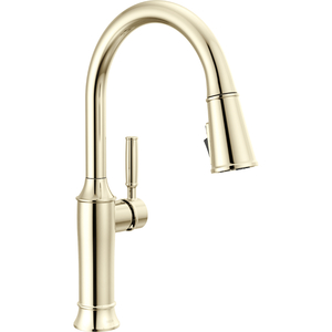 D9184PNPRDST Renaldi Pull-Out Spray Kitchen Faucet - Lumicoat Polished Nickel