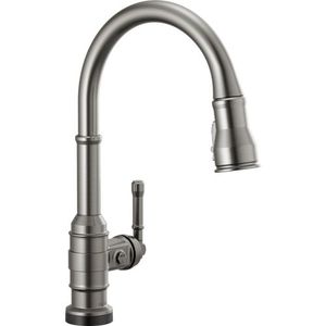 D9190TKSDST Broderick Pull-Out Spray Kitchen Faucet - Black Stainless D9190TKSDST Broderick Pull-Out Spray Kitchen Faucet - Black Stainless