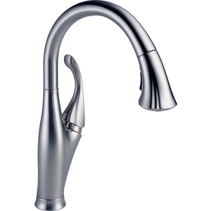 D9192ARDST Addison Pull-Out Spray Kitchen Faucet - Arctic Stainless D9192ARDST Addison Pull-Out Spray Kitchen Faucet - Arctic Stainless