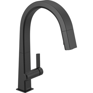 D9193BLDST Pivotal Pull-Out Spray Kitchen Faucet - Matte Black