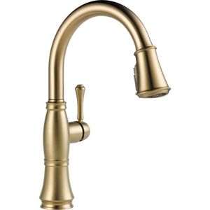 D9197CZPRDST Cassidy Pull-Out Spray Kitchen Faucet - Brilliance Champagne Bronze
