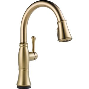 D9197TCZPRDST Cassidy Pull-Out Spray Kitchen Faucet - Brilliance Champagne Bronze D9197TCZPRDST Cassidy Pull-Out Spray Kitchen Faucet - Brilliance Champagne Bronze