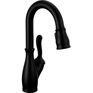 D9678TLBLDST Leland Single-Hole Bar Faucet - Matte Black