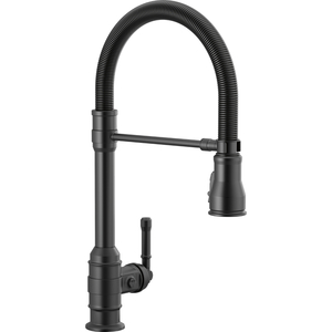 D9690BLDST Broderick Pull-Out Spray Kitchen Faucet - Matte Black