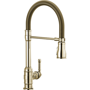 D9690PNDST Broderick Pull-Out Spray Kitchen Faucet - Polished Nickel