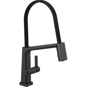 D9693TBLDST Pivotal Pull-Out Spray Kitchen Faucet - Matte Black