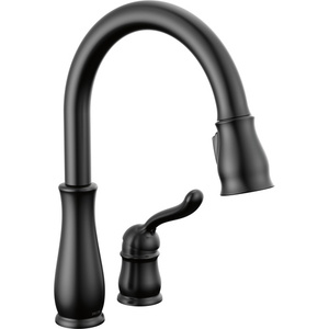 D978BLDST Leland Pull-Out Spray Kitchen Faucet - Matte Black