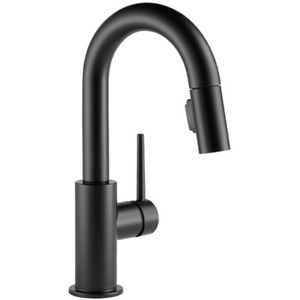 D9959BLDST Trinsic Single-Hole Bar Faucet - Matte Black