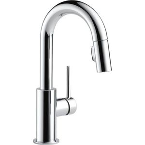 D9959LSDST Trinsic Single-Hole Bar Faucet - Chrome