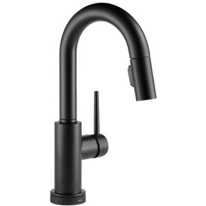 D9959TBLDST Trinsic Single-Hole Bar Faucet - Matte Black