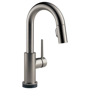 D9959TKSDST Trinsic Single-Hole Bar Faucet - Black Stainless