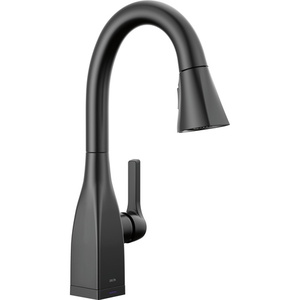 D9983TBLDST Mateo Single-Hole Bar Faucet - Matte Black