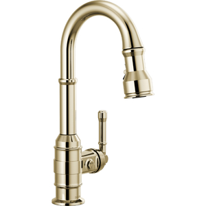 D9990PNDST Broderick Single-Hole Bar Faucet - Polished Nickel