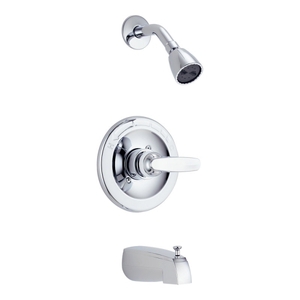 DBT13410/DR10000UNBX Foundations Core One Handle Tub & Shower Faucet - Chrome