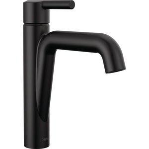 D15849LFBL Nicoli Single Hole Bathroom Faucet - Matte Black