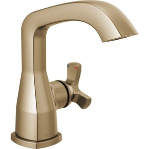 D576CZLPULHPDST/DH551CZ Stryke Single Hole Bathroom Faucet - Brilliance Champagne Bronze