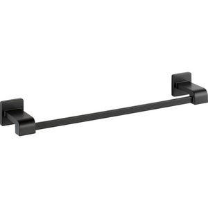 D77518BL Ara Towel Bar Bathroom Accessory - Matte Black