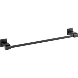 D77524BL Ara Towel Bar Bathroom Accessory - Matte Black