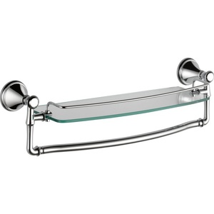 D79710 Cassidy Vanity Shelf Bathroom Accessory - Chrome