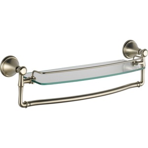 D79710SS Cassidy Vanity Shelf Bathroom Accessory - Brilliance Stainless