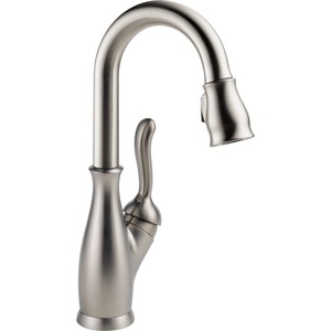 D9678SPDST Leland Single-Hole Bar Faucet - SpotShield Stainless D9678SPDST Leland Single-Hole Bar Faucet - SpotShield Stainless
