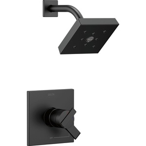 DT17267BL Ara Shower Faucet Trim Trim Kit - Matte Black