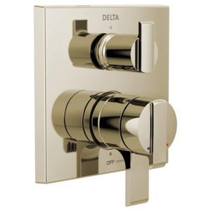 DT27867PN Angular Modern Non-Thermostatic Valve Trim Trim Kit - Polished Nickel DT27867PN Angular Modern Non-Thermostatic Valve Trim Trim Kit - Polished Nickel
