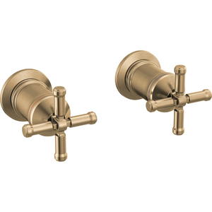 DH584CZPR Broderick Faucet Handles Part - Lumicoat Champagne Bronze