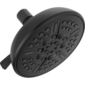 D75898BL Universal Showering Shower Head Shower Accessory - Matte Black