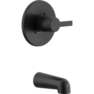 PPTT14112BL Flute Tub Faucet Trim Trim Kit - Matte Black PPTT14112BL Flute Tub Faucet Trim Trim Kit - Matte Black