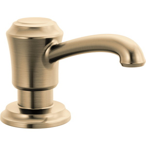 DRP100735CZ Cassidy Soap Dispenser Kitchen Accessory - Brilliance Champagne Bronze